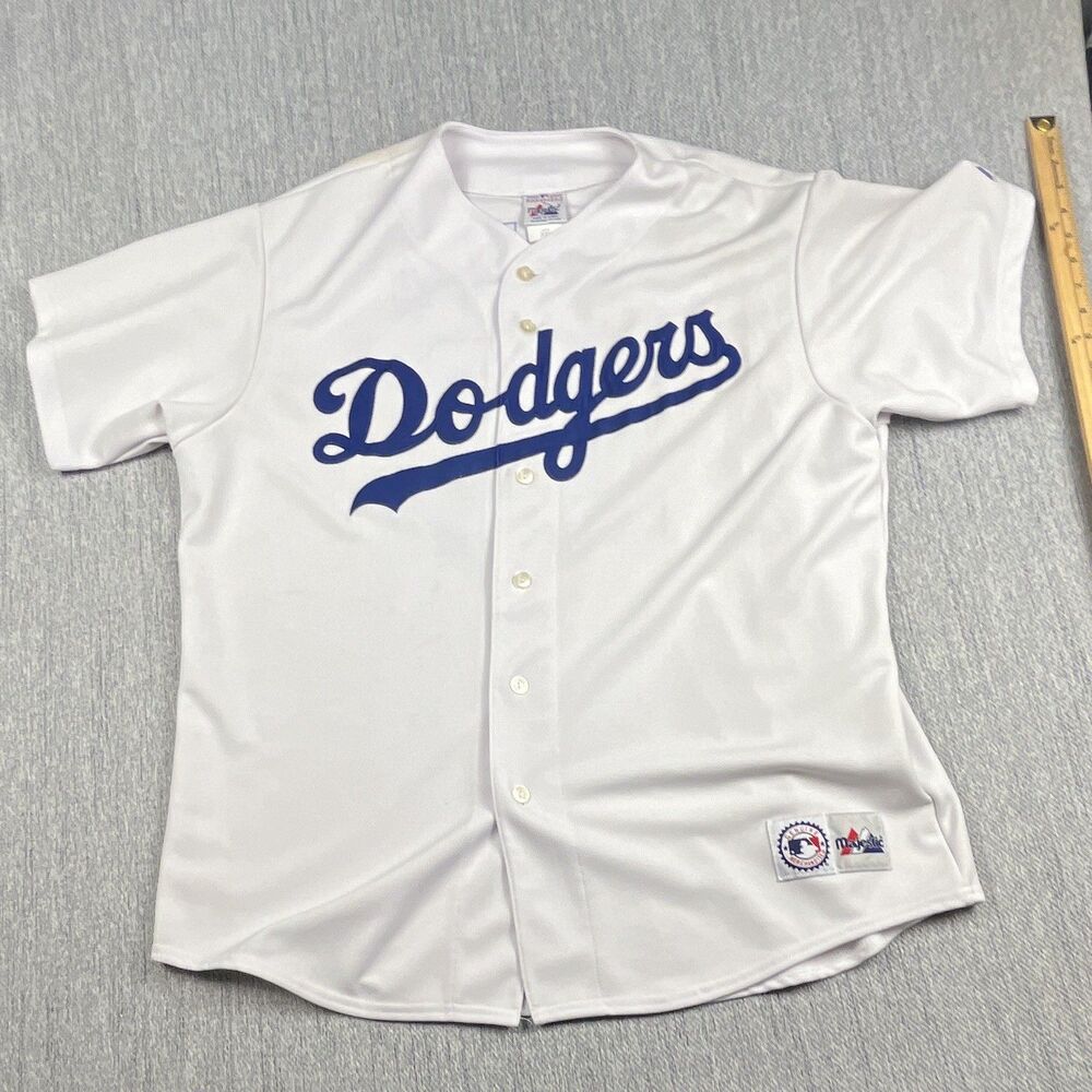 Vintage Majestic LA Dodgers Paul Lo Duca 16 Jersey XXL White 6400 Stitched READ
